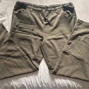 Olive Cargo Pants